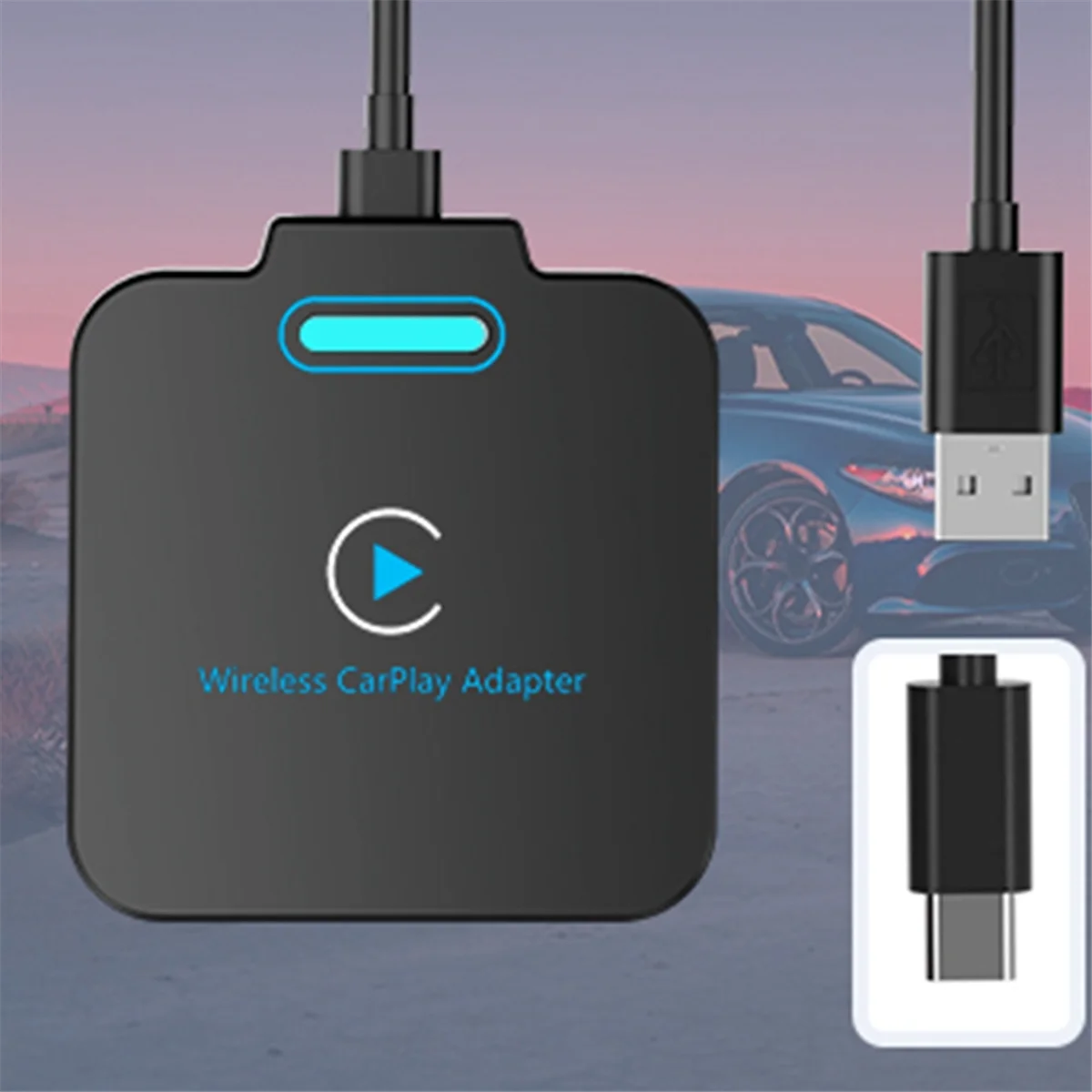 Adaptateur sans fil Apple CarPlay, Plug and Play, faible latence, auto connecté pour les modèles de voitures à partir de 2016