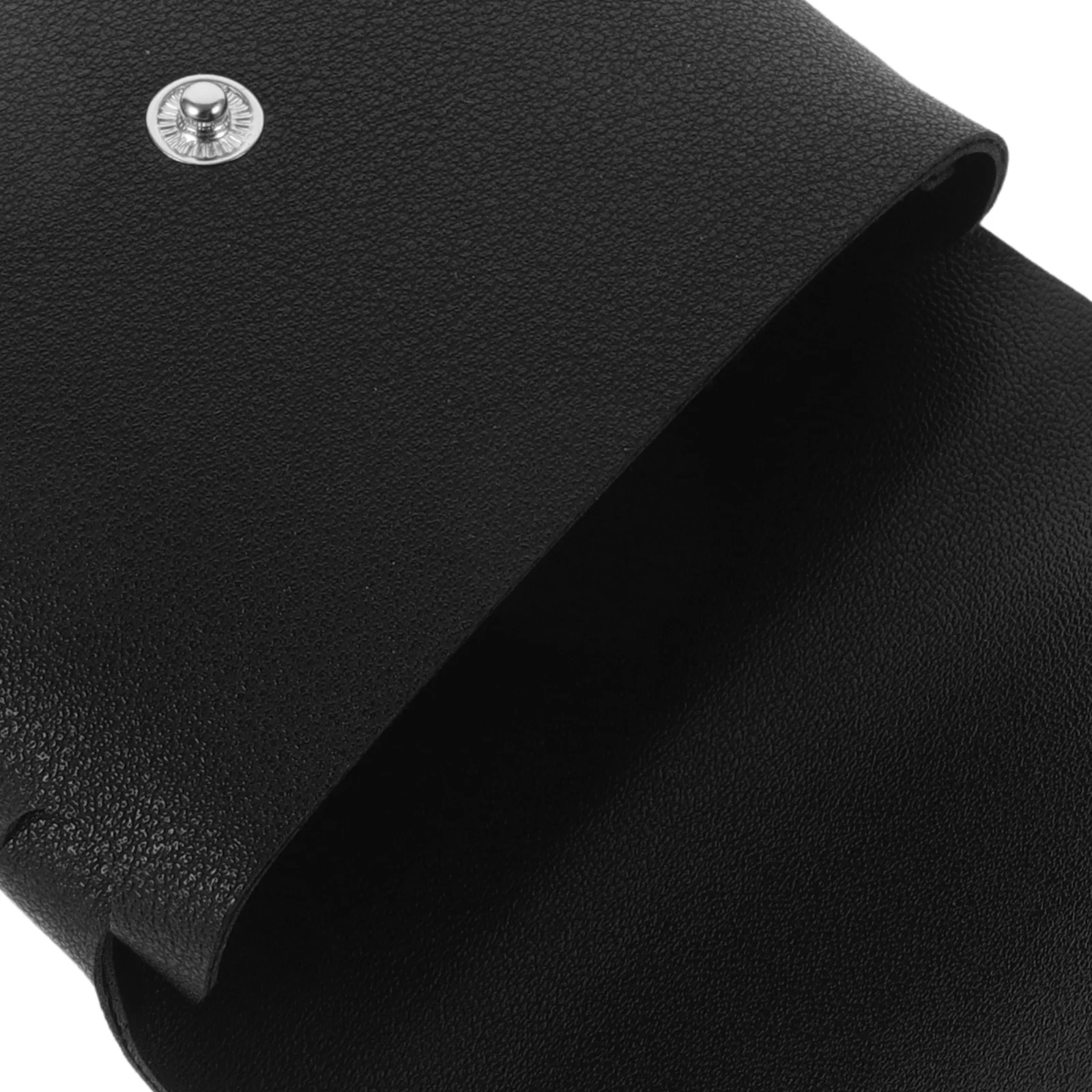 Schwarze faltbare Brillenhülle mit weichem Futter, wasserdichter Brillenetui-Organizer für Sonnenbrillen, Lesebrillen, schützende Aufbewahrung