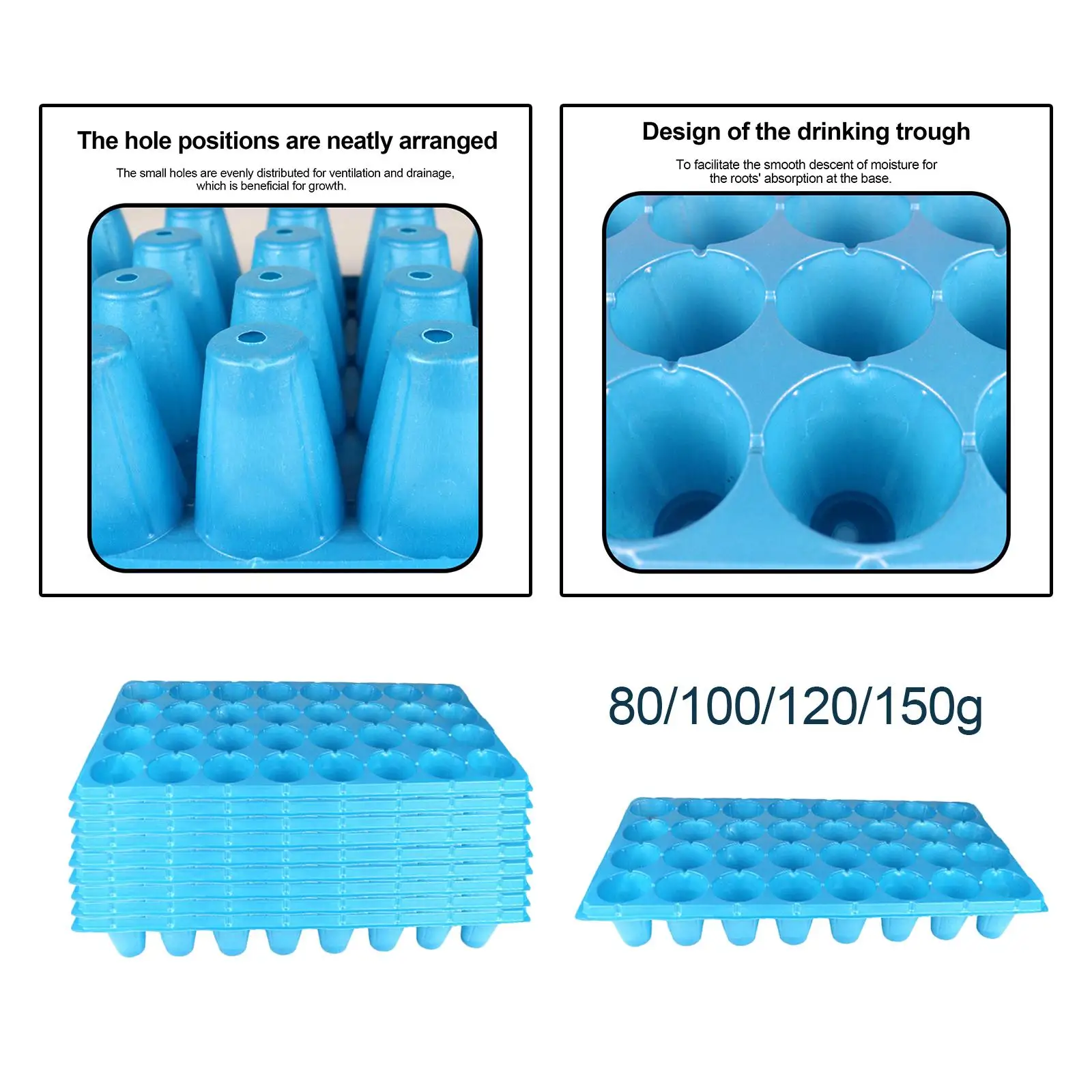10x Seed Starter Tray Mini Greenhouse Premium Kits for Starting Growing