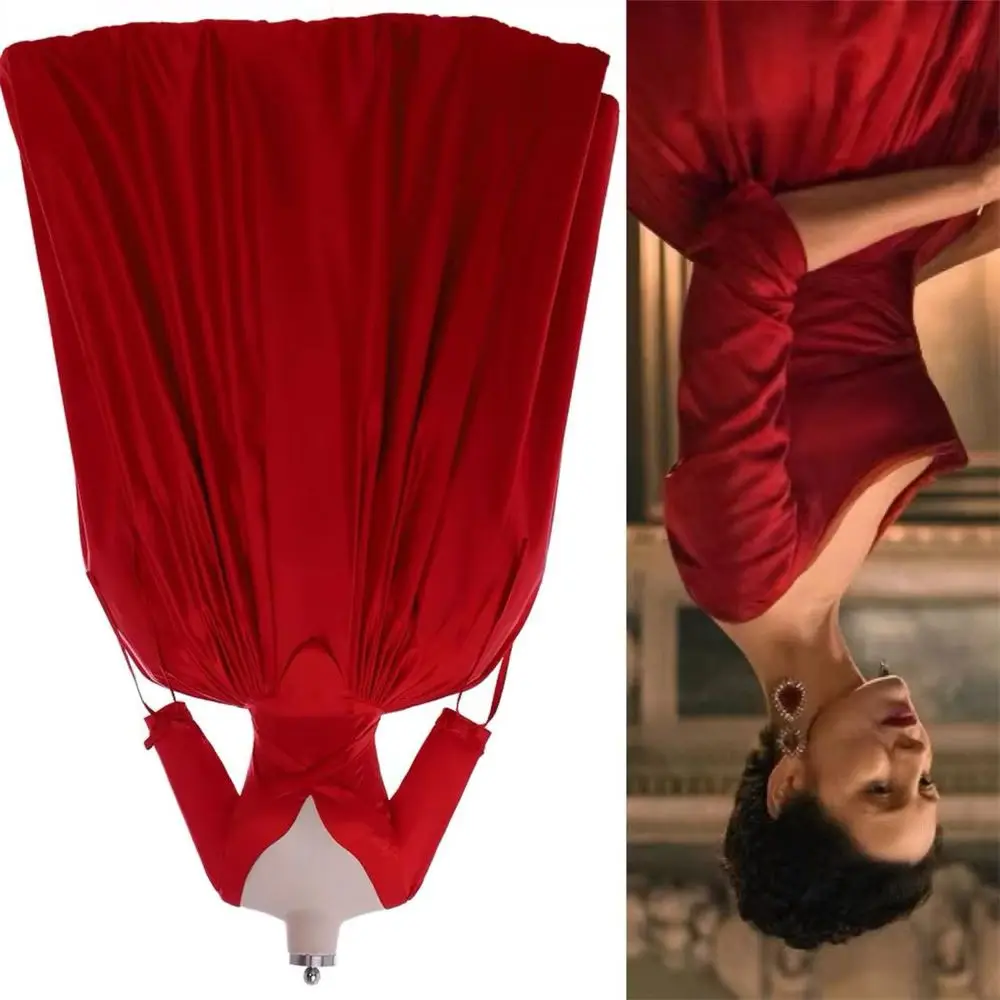 Disfraz de Cosplay de Claire Randall Fraser de la Serie TV Outlander, Vestido Escocés Rojo Rococó para Mujer, Vestido de Noche Elegante para Boda o Baile