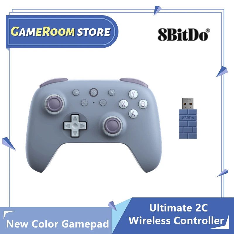 8BitDo Ultimate 2C Wireless Gaming Controller New Color Gamepad Joystick for PC Windows 10/11 Steam Deck Raspberry Pi Android