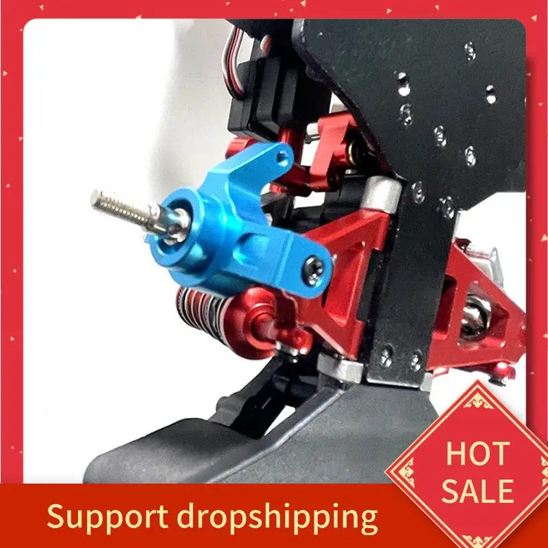 

B44C Steering Arm Set For MJX 1/14 14301 14302 RC Car Metal Upgraded Parts Steering Assembly Red Durable Easy Install