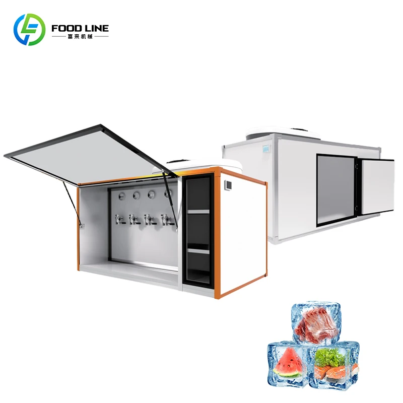 Custom 5 Tons Meat Ice Block Freezer Cold Storage Unit for Commercial Use 380V Hot Sale