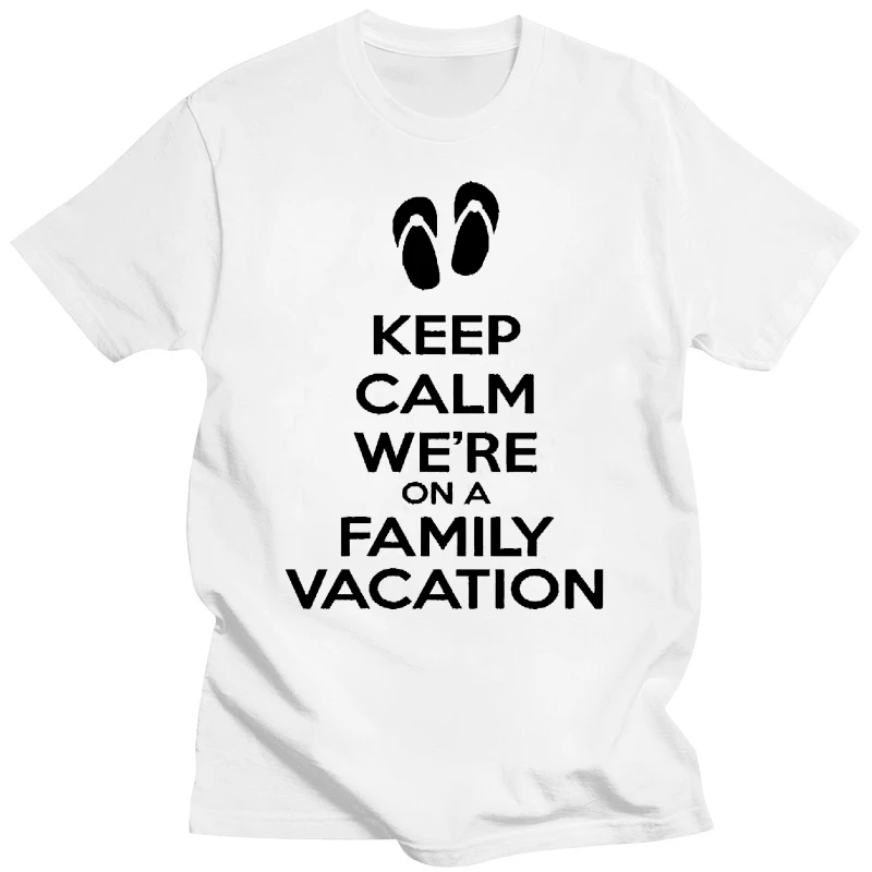 We Match! Keep Calm We're On A Family Vacation T-Shirt Matching Family Flip Flop Shirts (Kids - Adult)