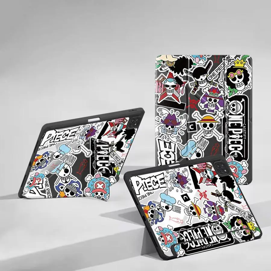Holder Cover Tablet Case For iPad Air 4 5 M3 M2 M4 11inch Pro 2025 Pro 11 10 9 8 7 th 12.9inch Mini 6 7 One Piece Cool Fashion
