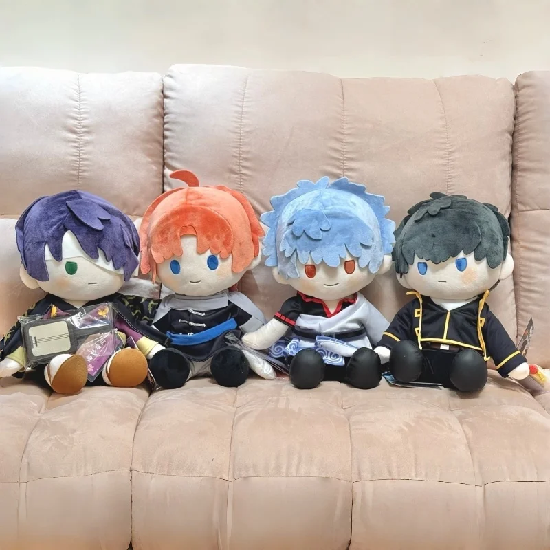 

Toys Gintama POTEPOTTE Plush Doll 35CM Sakata Gintoki Takasugi Shinsuke Official In Stock Stuffed Toy For Anime Fans