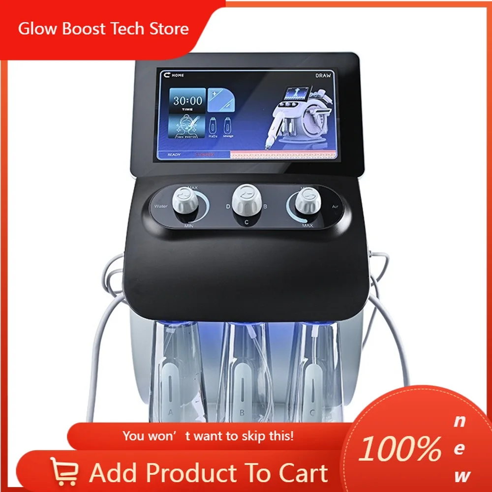 

NYProfessional Beauty Jet Peel Oxygen Hydra Dermabrasion Facial Machine Multifunction Facial Skin Care Hydra Machine