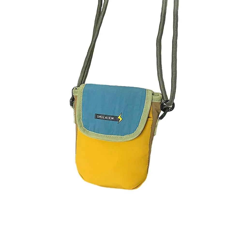 

Men Wallet Nylon Crossbody Bag Waterproof Korean Style Coin Purse Pendant Lightweight Card Pouch Sports Phone Bag Male Female