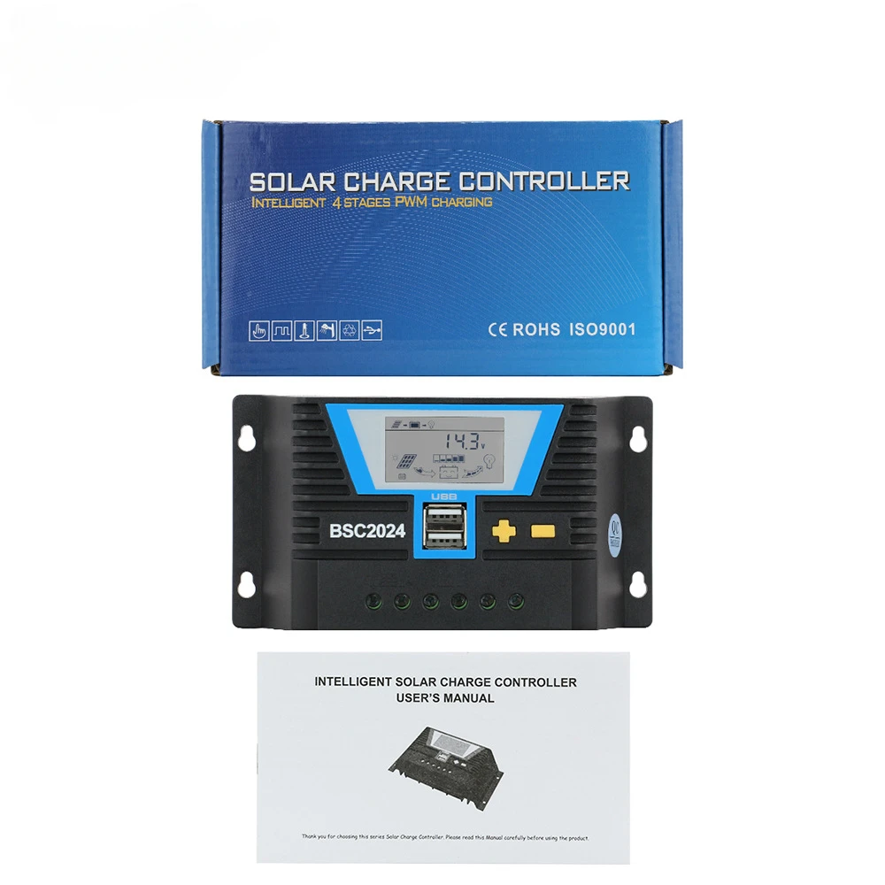 Solar controller 12v24v36v48v solar lithium battery photovoltaic control