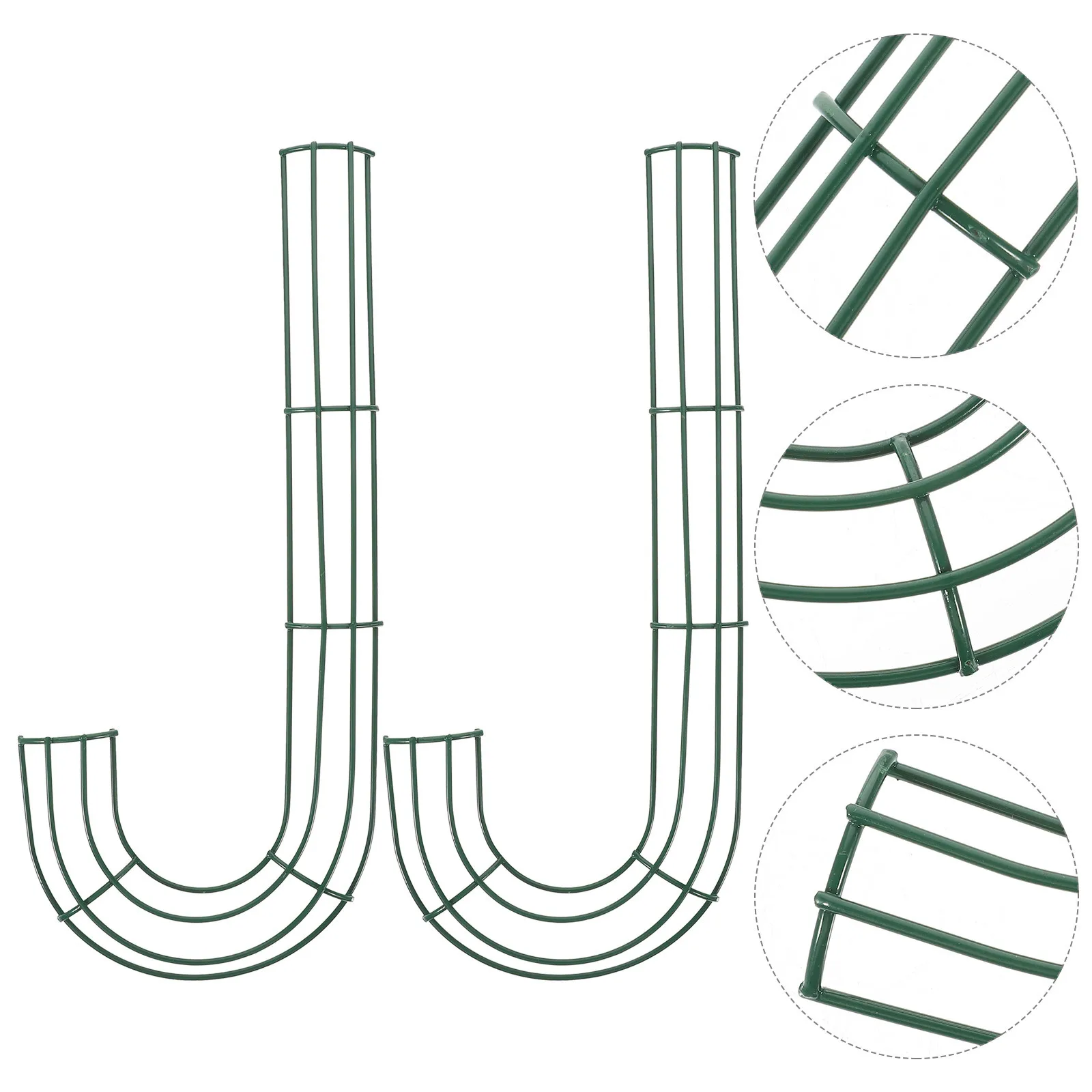 

2Pcs Iron Wreath Frame for DIY Garland Making Structure Suitable for Indoor Outdoor Decor Iron Wreath Home Decor