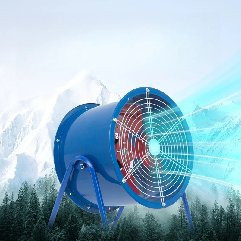 

High power post type, duct type ventilation fan