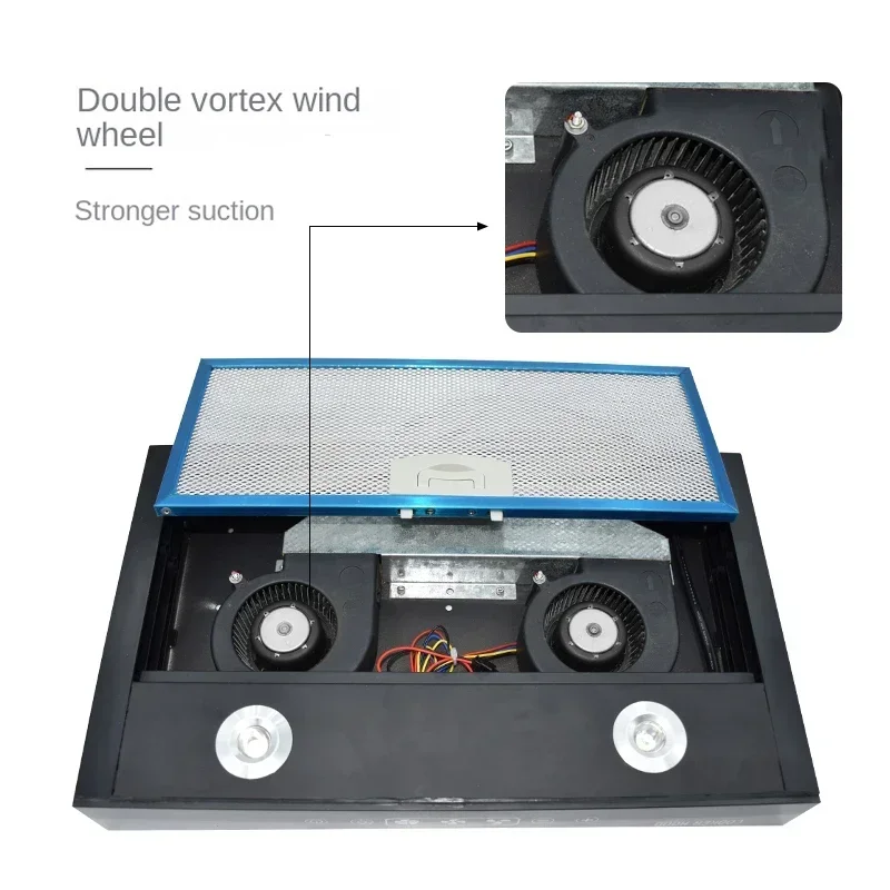 Brand-new Ultra-thin Range Hood Kitchen Range Hood Mini Compact Range Hood RV Modification Accessories