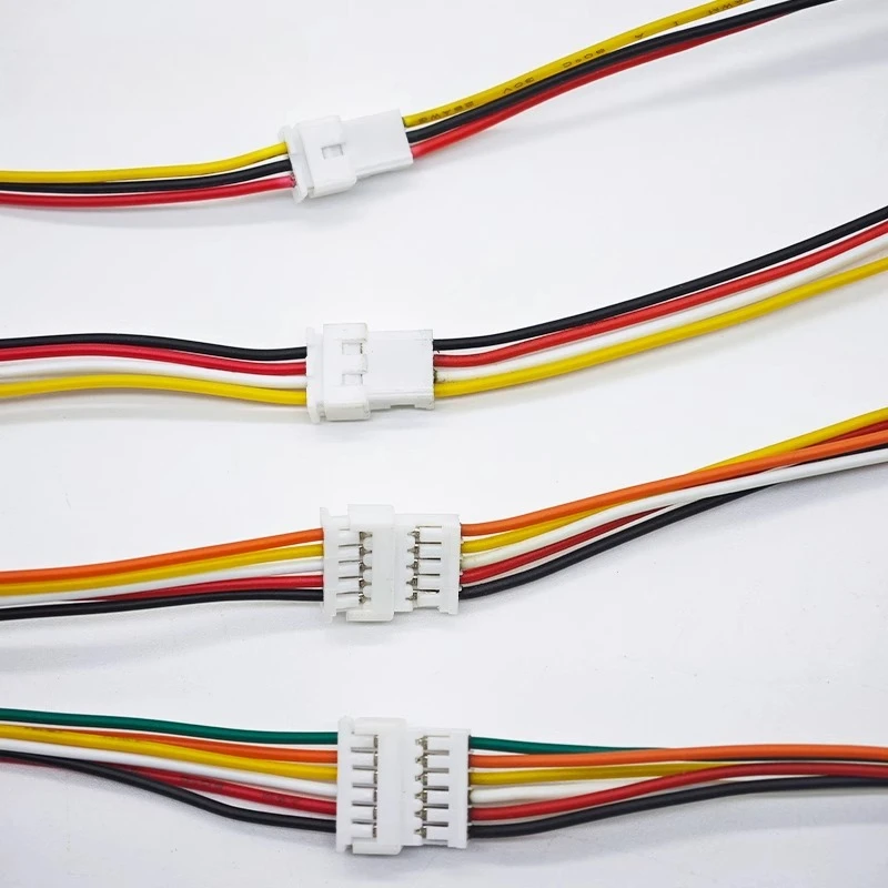 10PCS JST MX1.25 2-12Pin Air Docking Connector Wire 10/20/30cm 28AWG Male / Female Pair Plug Electronic Wire 1.25mm Pitch