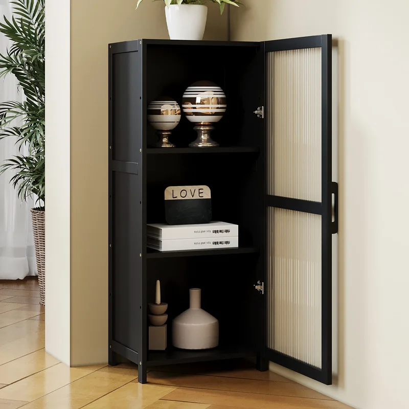 Corner cabinet, corner cabinet, storage rack, wall, living room, triangular storage