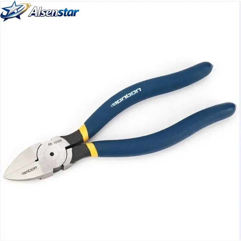 Wire stripping tool, side knife, cable burr pliers, electrician DIY repair, manual tool, 5/6 inch professional cutting pliers