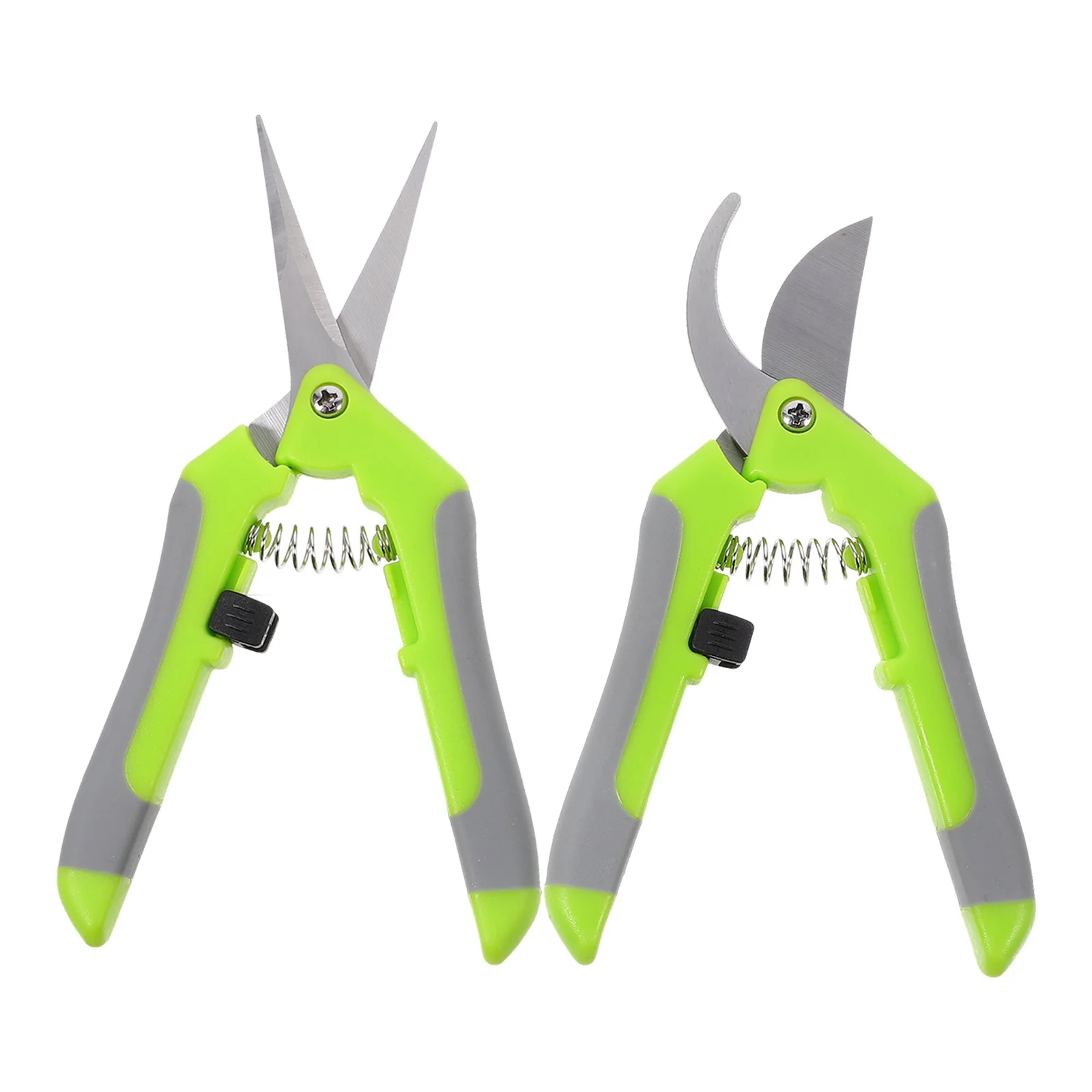 

2Pcs Garden Pruning Shears Stainless Steel Portable Handheld Pruners for Trimming Branches Hedges Orchards Bonsai Gardening