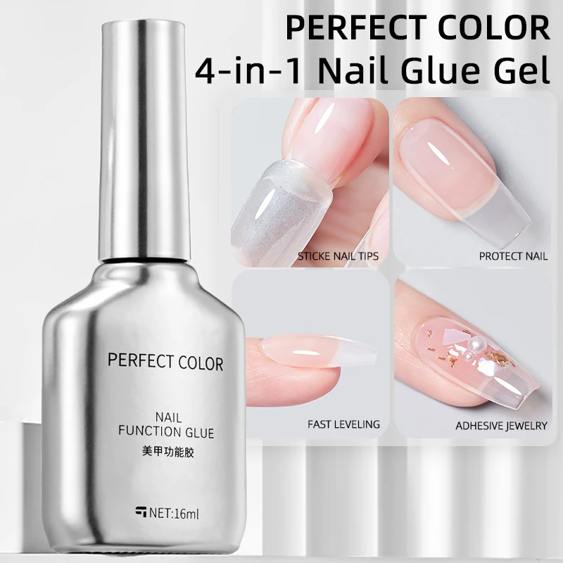 

PERFECT COLOR Nail Foil Glue Gel for Nail 16ml Foil Gel Transfer for Nails Art Stickers Strong Adhesion
