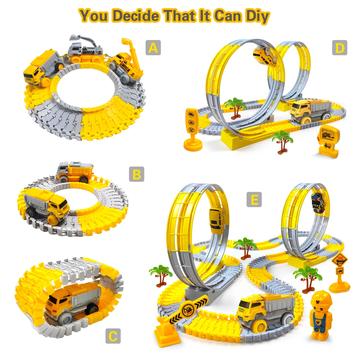 Magische Kletterbahn für Kinder, Technik-Auto, Lernspielzeug, Zugset, Geburtstagsgeschenk für Kinder – Detail 2