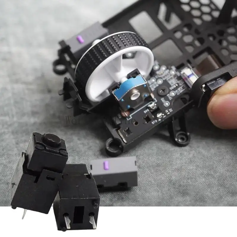 Precise 14mm Mouse Microswitch Scroll Wheel Middle Button 2Pin for DeathAdder Gaming Mouse 87HC