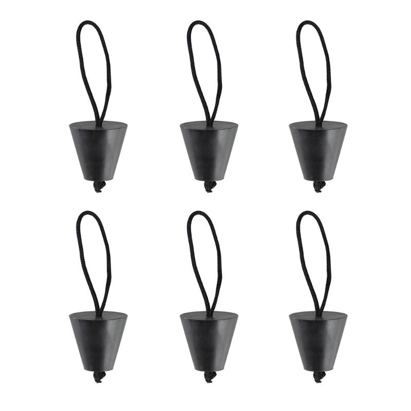 

Y1UB Universal Thread Drain Plug Bung Drain Plug With Cord Rope For Kayak Boats