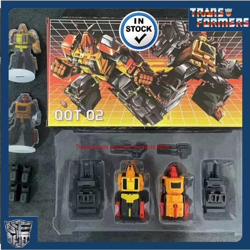 

New product In stock Transformer QQT-02 Cow suit hot toys birthday gift action figures Collect figures studio G1 animation robot