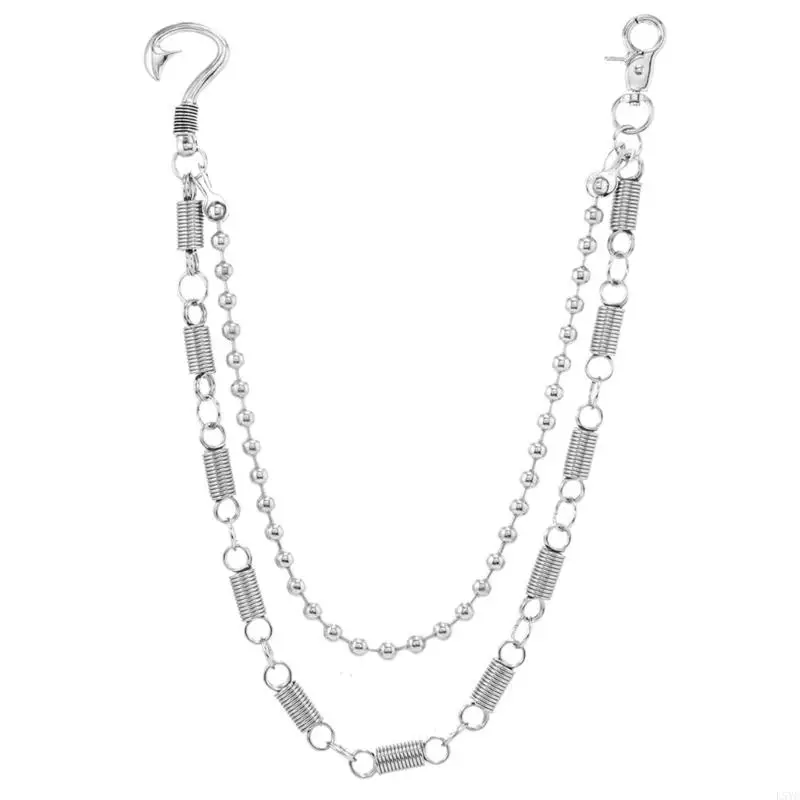 

L5YC Adjustable Metal Spring Chain Jewelry Accessory High Strength Metal Iron for Everyday Wear and Formal Occasion