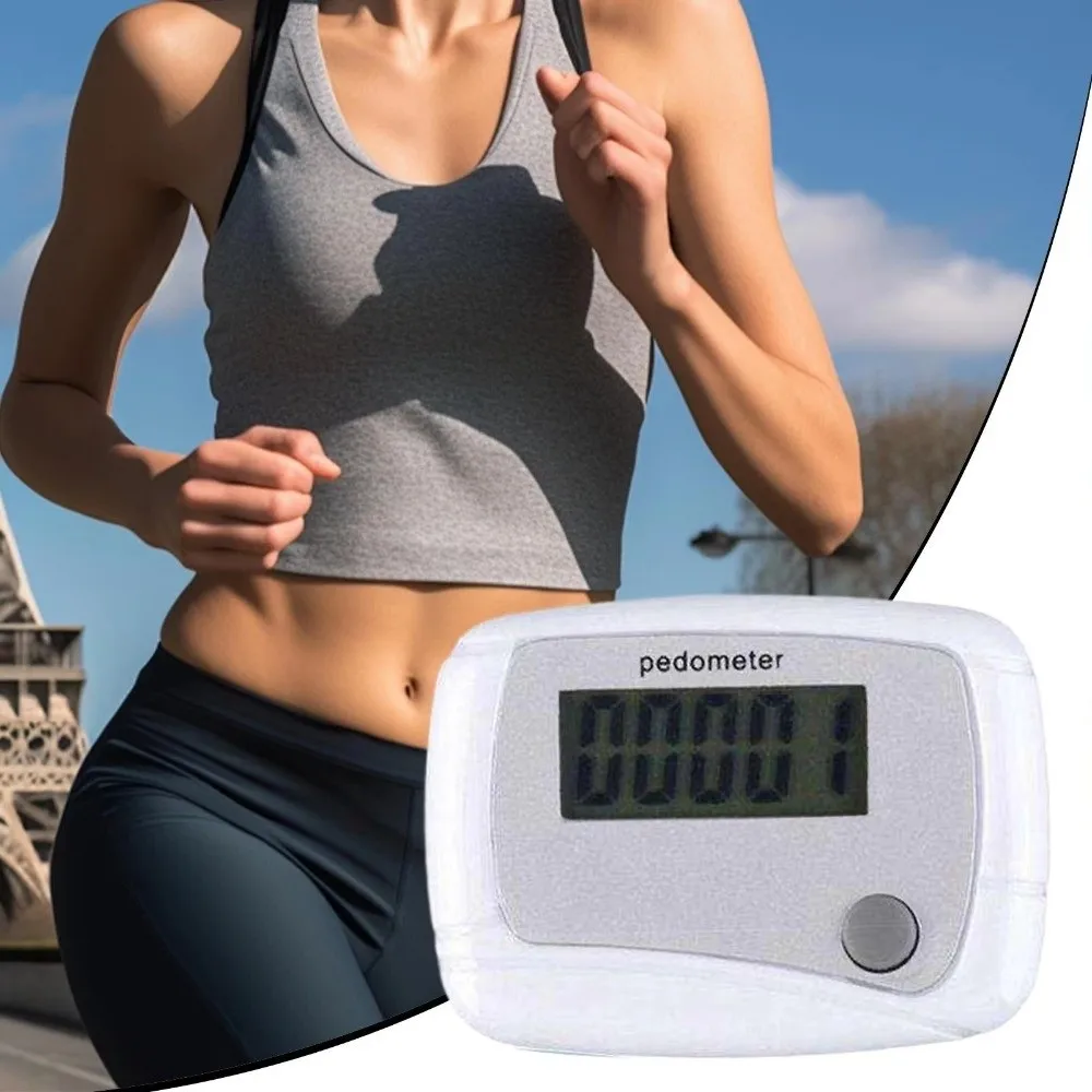 New High Quality With Clip Digital LCD Pedometer Digital Display Portable Accurate Step Counter Step 99999 Mini Walking Counter