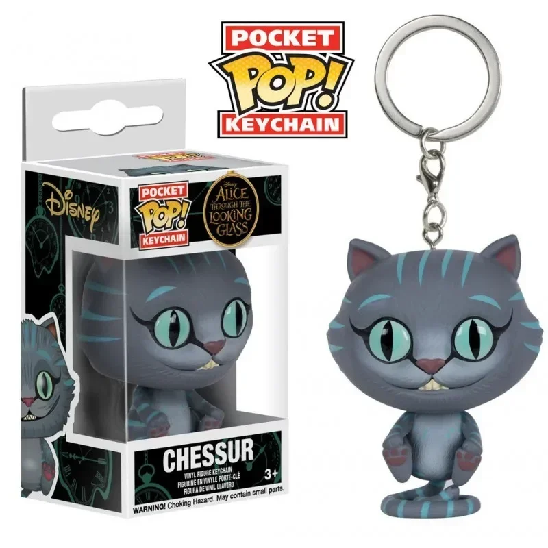 Funko DISNEY Movie Alice in Wonderland Chessur Cat Mad Hatter Vinyl Figure Keychain Toy Figures Model Toys Pocket Pop Keychain - view 2