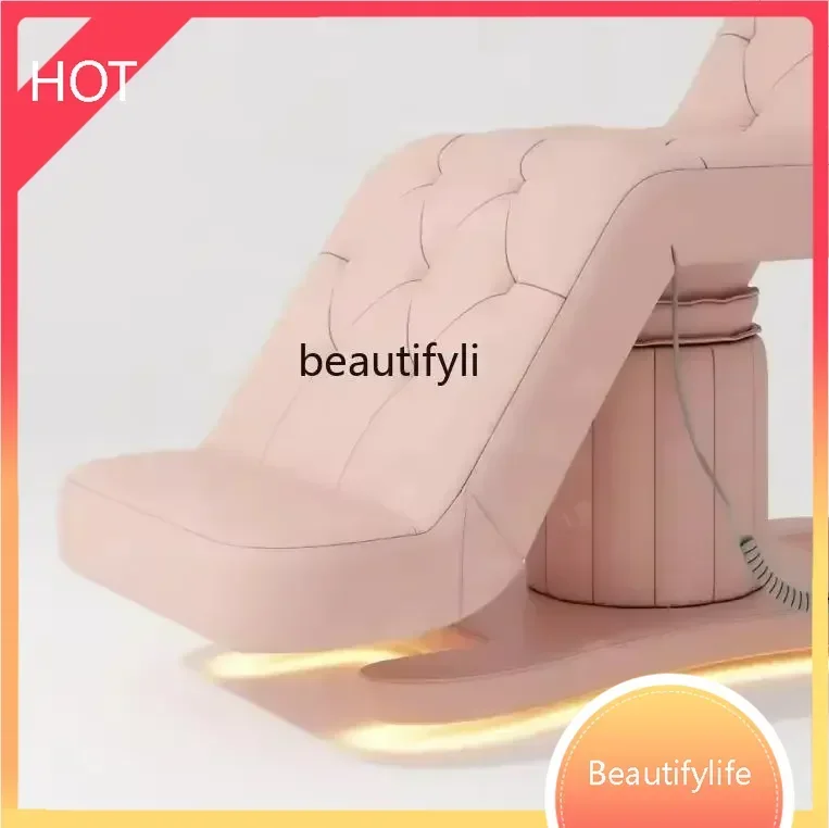 

Новая электрическая косметическая кровать, многофункциональный электрический массажный диван для салонов красоты, складная массажная кровать с вышивкой татуировок