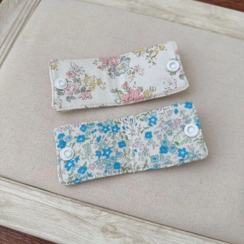 

New Snap Fastener Data Cable Storage Clip Cotton Embroidery Charger Cable Organizer Bow Portable Cable Clamp Headphone Cable