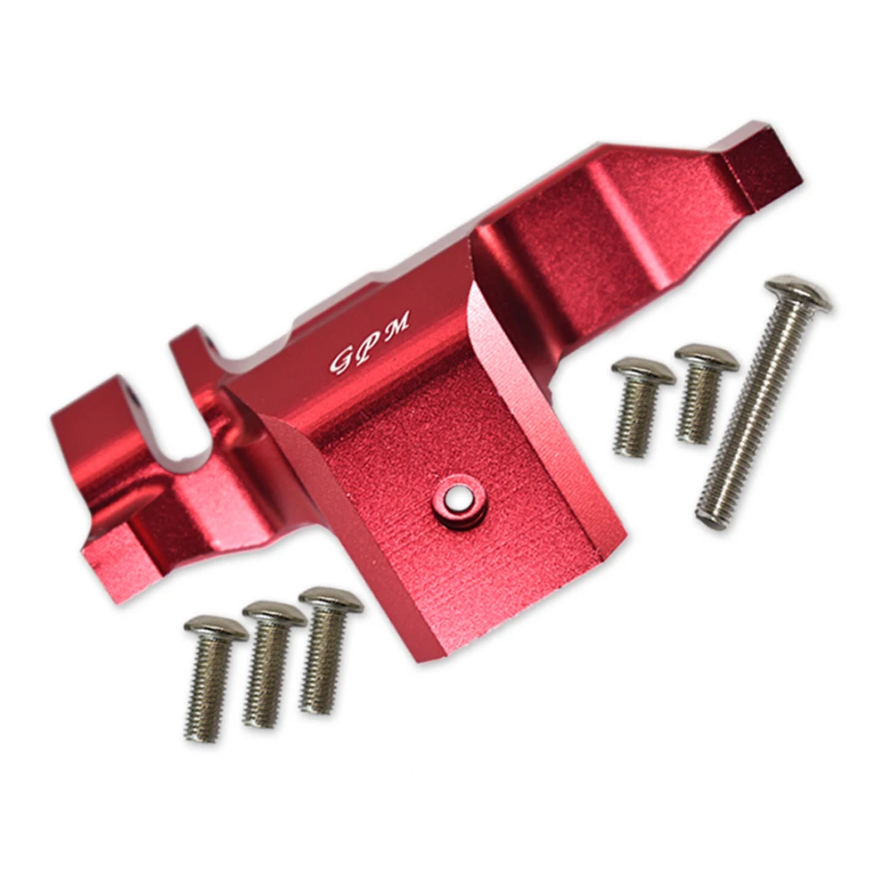 Soporte de Motor de aluminio y Metal GPM, cubierta de engranaje inferior, placa de deslizamiento 8238 para Traxxas 1/10 TRX4 DEFENDER Bronco TRX6 G63 coche trepador de control remoto