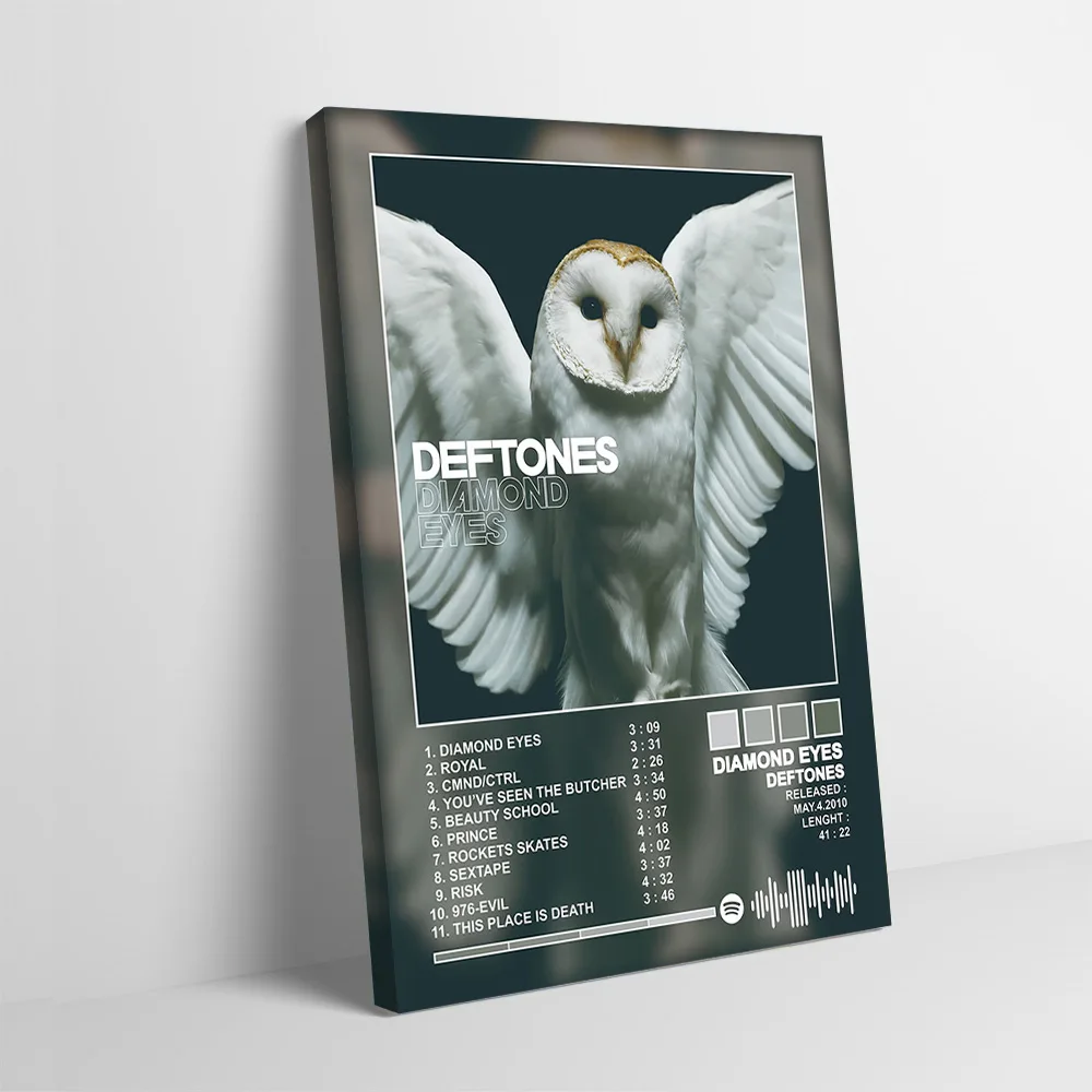 Deftones Diamond Eyes Album Cover Poster Customizable Printed Canvas Painting Wall Art Gift for Home Decorations Bathroom Decor