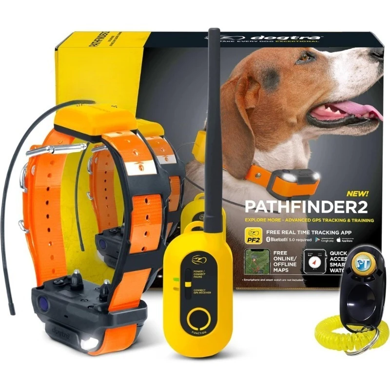 Hunting E Collar GPS Dog Training Collar with Remote    GEO Fence Tracker Vibration Tone for Medium Large Breeds