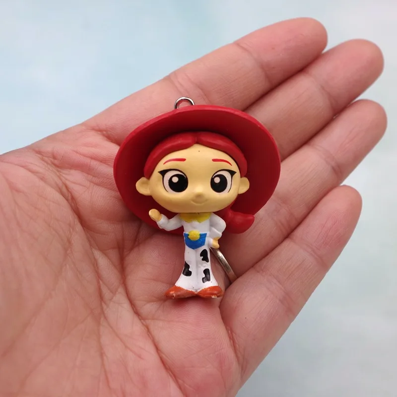 Cartoon Action Figures Three-eyed Man Buzz Lightyear Woody Strawberry Bear Miniature Toys Ornament Accessorie DIY Patch Material