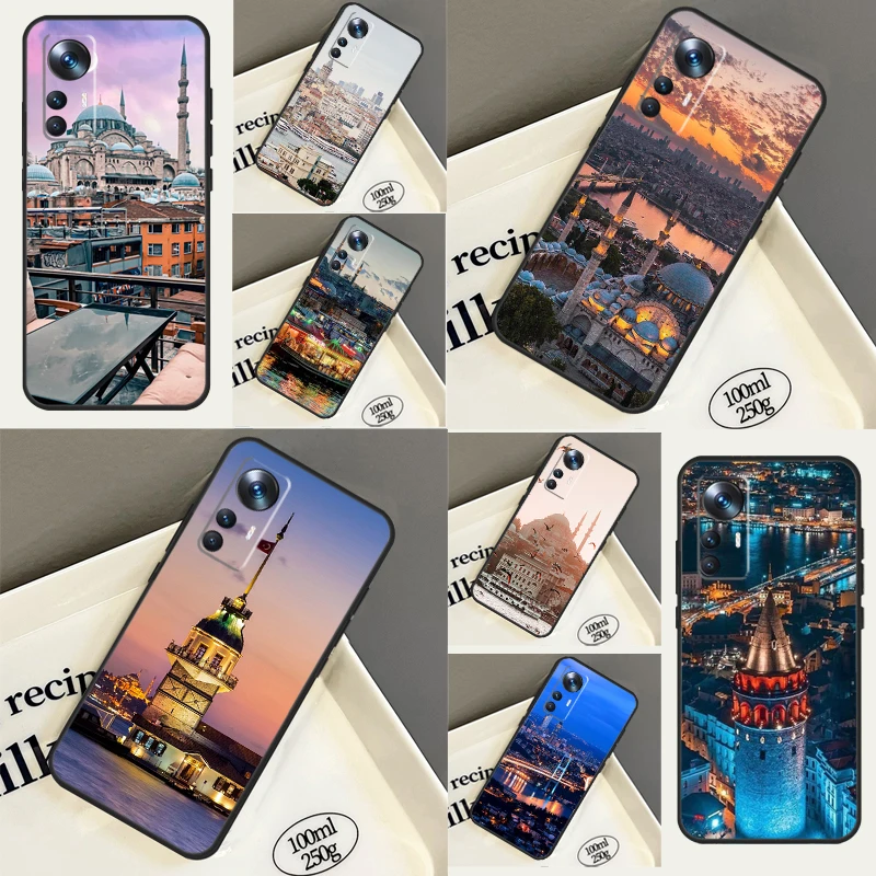 Turkey Istanbul Sceneary Building For POCO F5 X3 X4 X5 Pro F3 F4 GT M4 M5 Cover For Xiaomi 13 11T 12T Pro 11 12 Lite Case