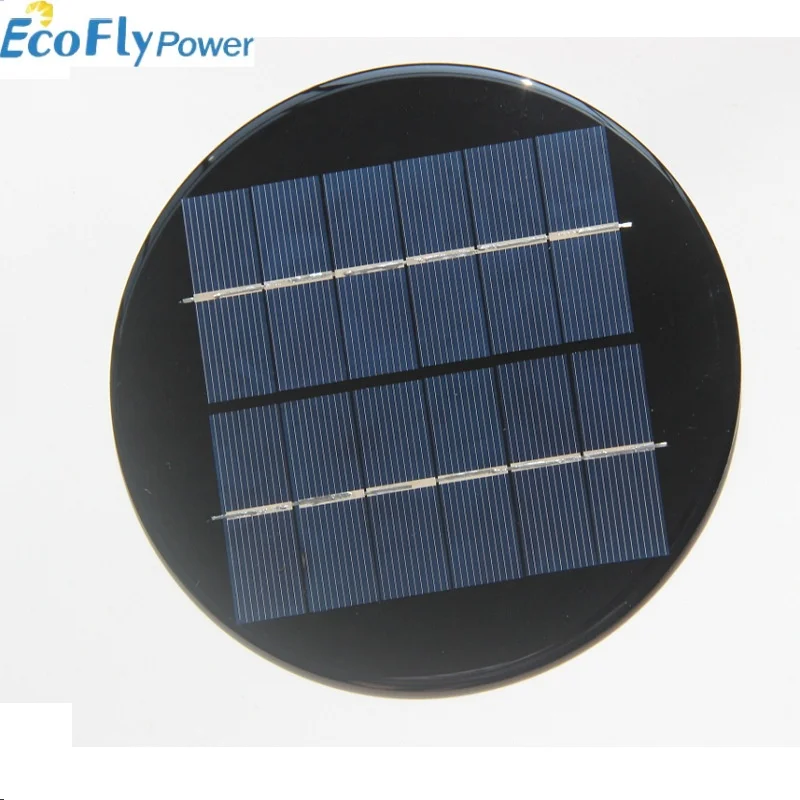 

Polycrystalline silicon 2W 6V diameter 150MM solar circular panel solar cell panel circular light panel