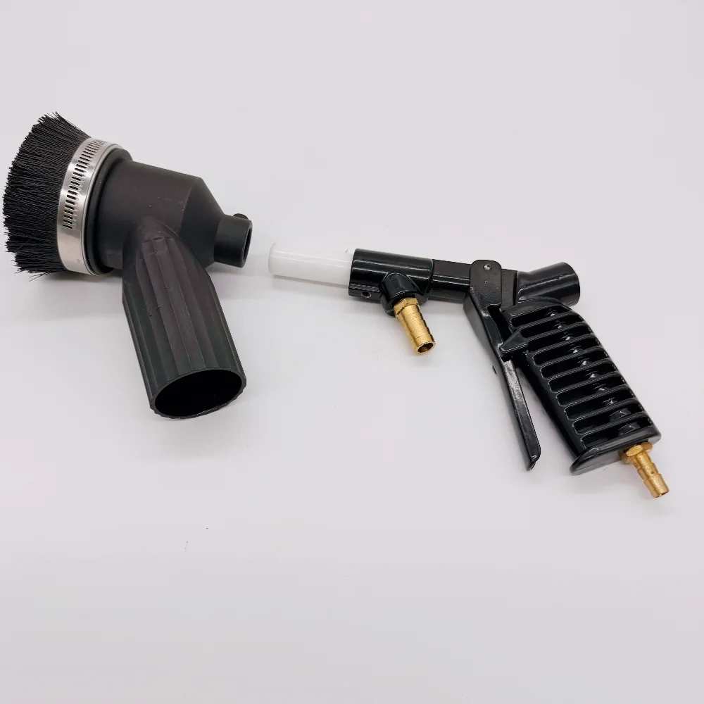 Brush Sandblasting Gun Kit / Brush Sand Blaster Nozzle Tip / Brush Head for 28 Gallon Recycle Blasting Tank Machine