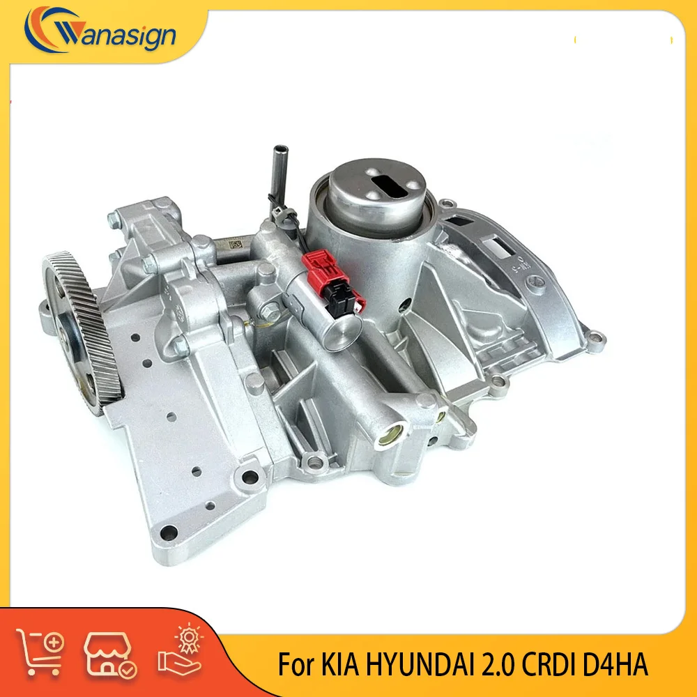 Pompa oleju do silnika 2.0 L L4 Diesel D4HA pasująca do HYUNDAI KIA TUCSON SPORTAGE 2.0L CRDI