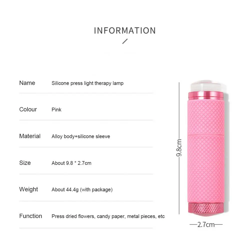 Lampa do Manicure silikonowa lampa do paznokci żelowy lakier do paznokci szybka suszarka do paznokci sztuka Uv lampa Mini prasa lampa do paznokci narzędzie do Manicure