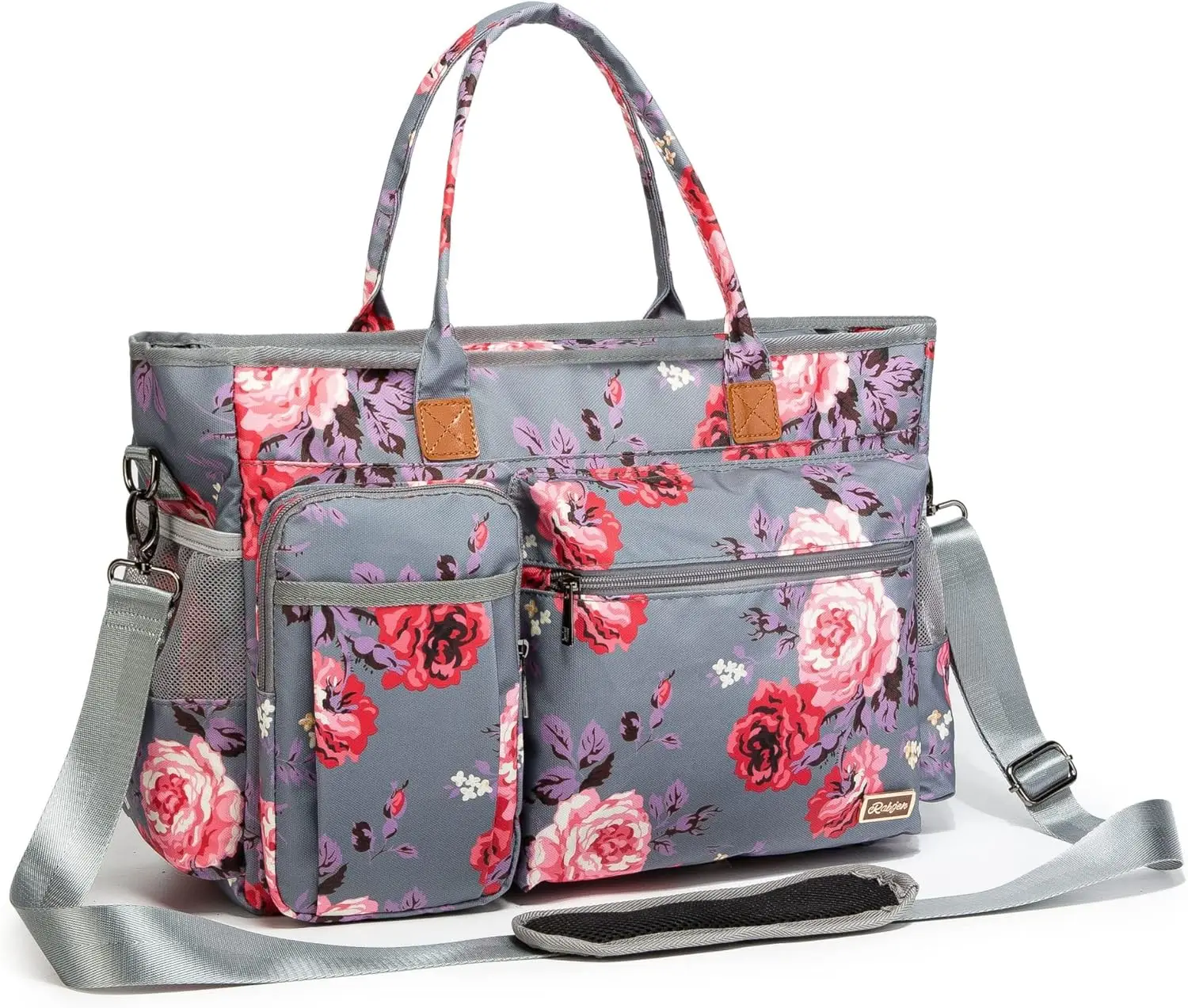 

Профессиональная сумка-тоут для медсестер с отделением для ноутбука 15,6 дюймов, сумка через плечо для медицинских принадлежностей для домашнего ухода