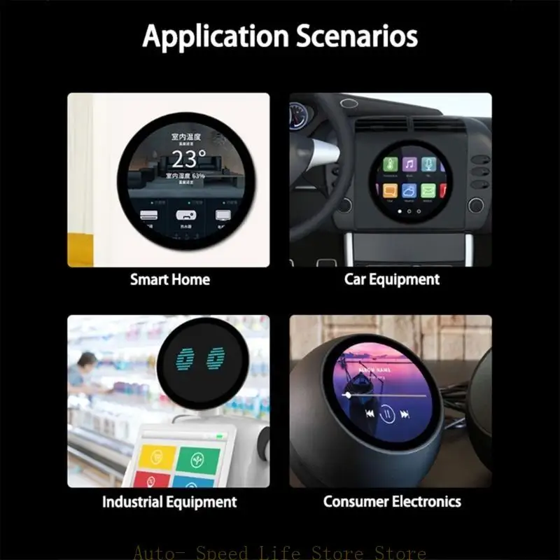 

02DA 5 -дюймовый круглый дисплей ЖК -экраны 10points Touch Control 1080x1080.