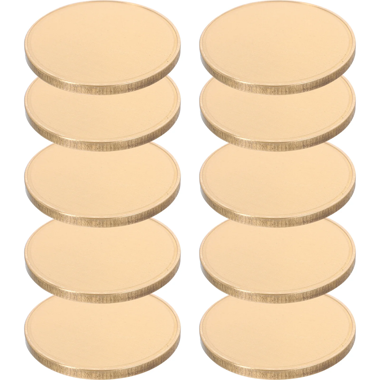 3 Pezzi di Monete in Metallo per Incisione, Materiale Base per Artigianato Fai-da-Te, Ricordo Commemorativo, Collezione, Stampa e Incisione