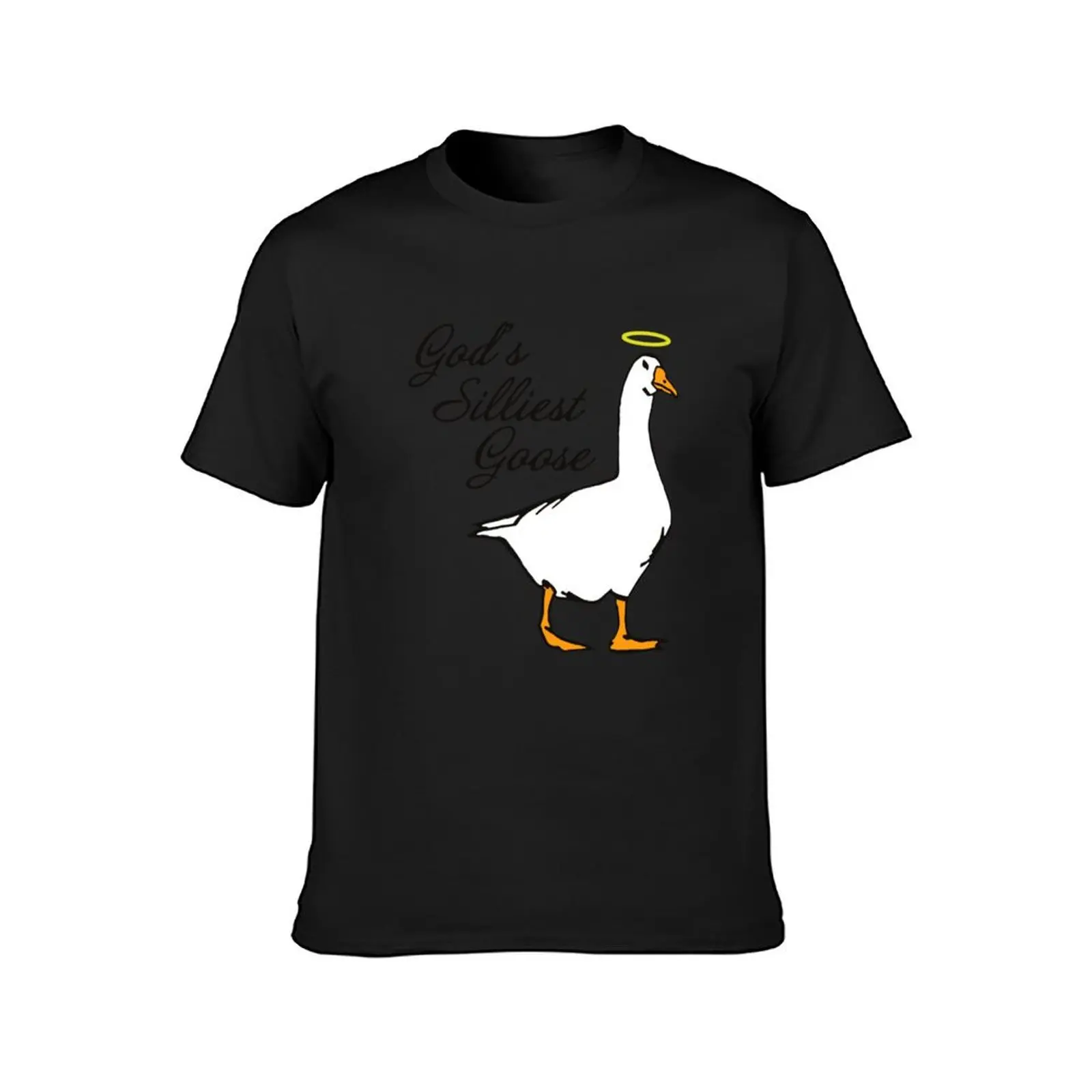 God's Silliest Goose T-shirt T-Shirt Short sleeve tee boys animal print mens big and tall t shirts