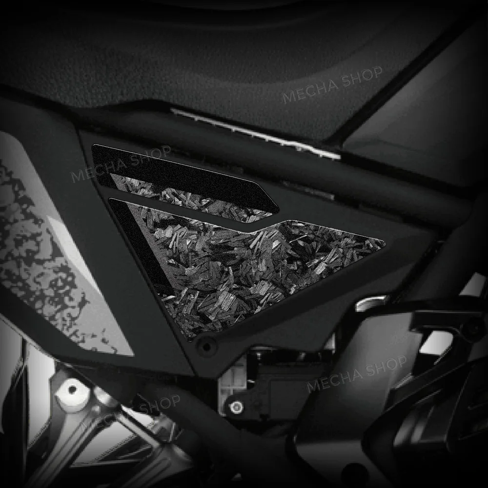 For Voge DS800X Rally 2025- Motorcycle Sticker 3D Epoxy Resin Under Seat Protection Sticker Kit