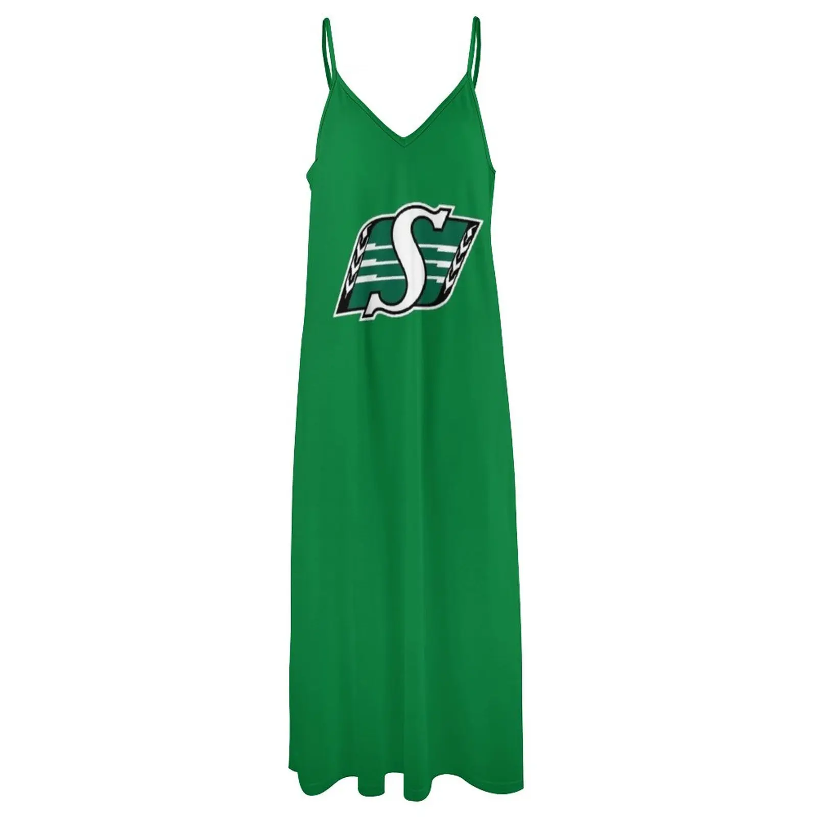 Vestido sin mangas para mujer, ropa de graduación, Saskatchewan, Roughriders