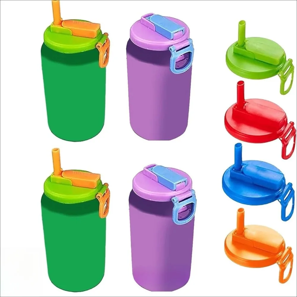 

Travel Soda Lid Soda Lid Cover Reusable Silicone Soda Lids with Straws Bpa-free Covers for Standard Beverage Cans for Picnics