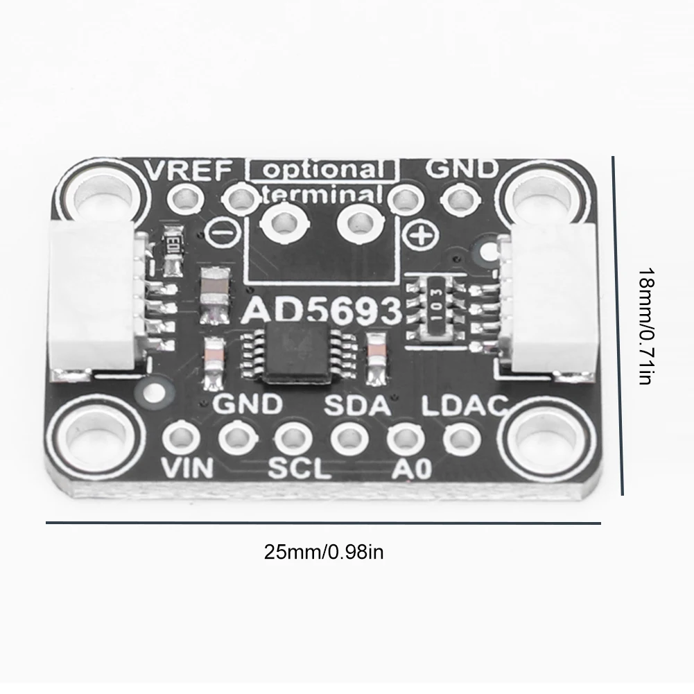 AD5693R 개발 보드 16비트 DAC(I2C 인터페이스 포함) STEMMA QT Qwiic과 호환 가능
