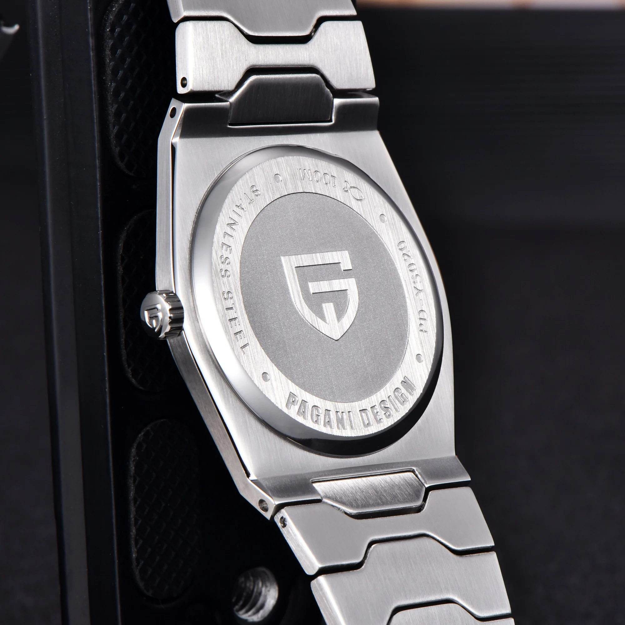 Pagani design 2025 novo relógio de quartzo masculino ultrafino 7mm 222 aço inoxidável cristal safira à prova dwaterproof água 100m reloj hombre pdys020