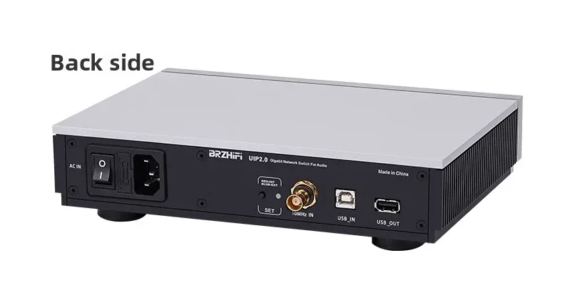 

UIP2.0 10MHZ PCHIFI Fever Audio USB Purification Isolator OCXO Clock Input 480Mbs ADuM4165 Isolation