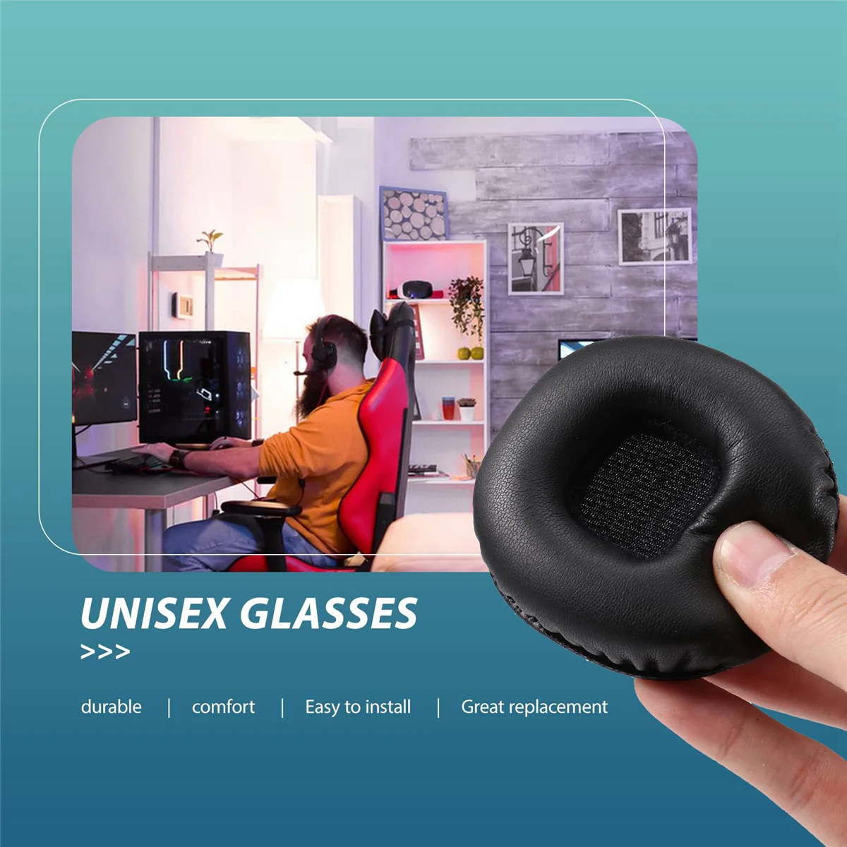 MID ANC 교체용 이어폰 이어 패드, 스폰지 폼 쿠션